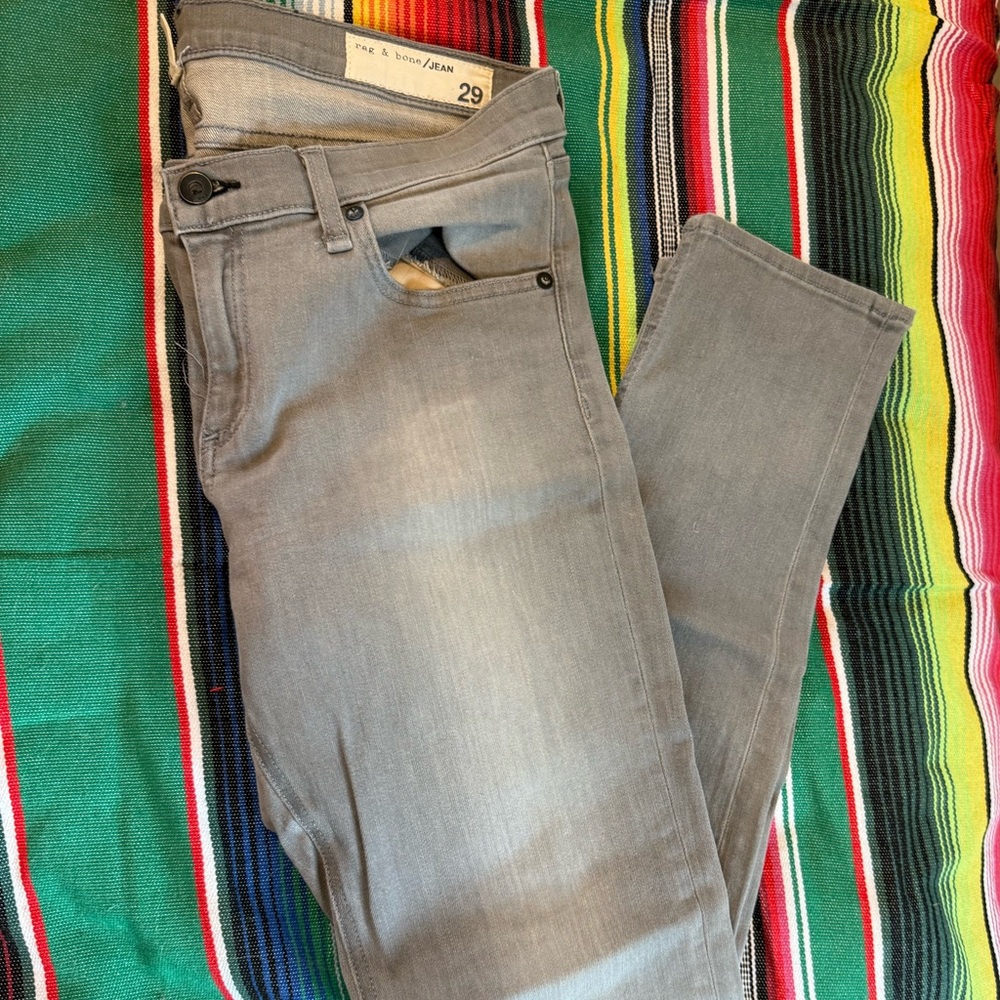 rag & bone Gray Skinny Jeans